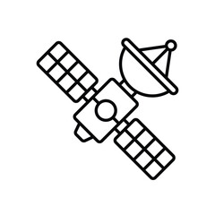 Satellite vector icon
