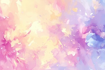 Abstract Watercolor Background with Pastel Colors