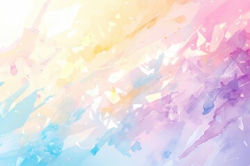 Fototapeta premium Abstract Watercolor Painting in Pastel Colors