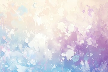 Abstract Watercolor Background with Pastel Colors