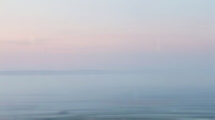 Obraz premium misty morning on the sea