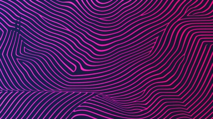 Mesmerizing purple and pink abstract wavy lines pattern