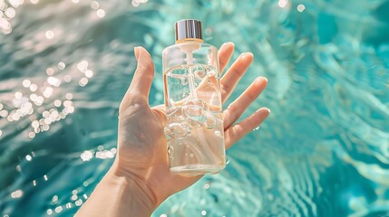 Beauty culture concept and cosmetic of beauty platforms, beauty cream, oil, serum, face wash, bottle, tube, lipstick of beauty marketing, business for beauty culture space background and stage