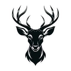 deer-head-silhouette-vector-art-illustration--deer