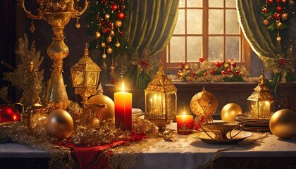 Obraz premium candles on the table