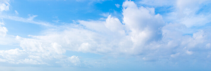 Blue sky and white clouds