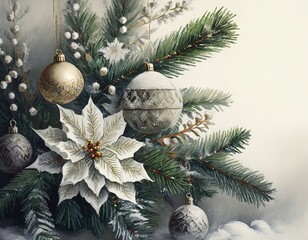 christmas decoration on a tree