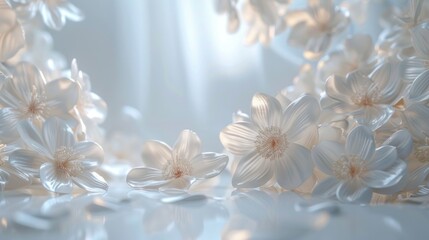 Stage Background Design For An Elegant Wedding