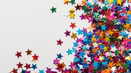 Festive Star Confetti Celebration