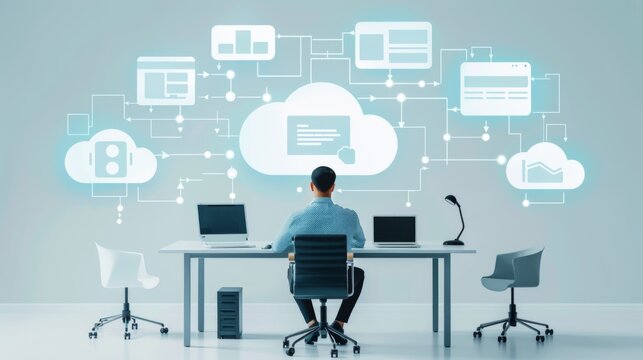 Cloud Based Document Collaboration Tools, Showcase the versatility of cloud - based document collaboration tools with an image portraying real time editing, version control, and collaborative workflow