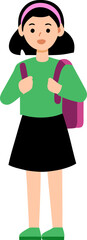 Fototapeta premium student illustration