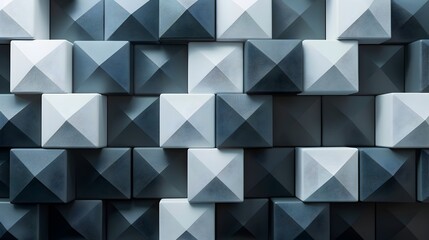 Fototapeta premium Geometric 3D Abstract Pattern Backdrop for Innovative Product Presentation Concept