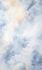 Delicate watercolor background in gray. Watercolor wallpaper. Colorful design texture. Pastel colors. Ai generated
