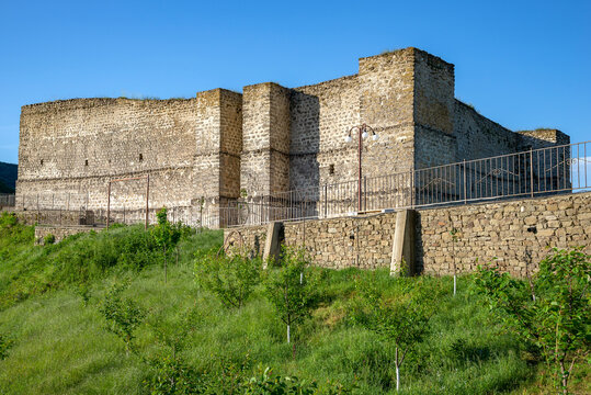 The ancient fortress of "Seven brothers and one sister". Huchni. Republic of Dagestan, Russia