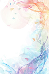 background for a flyer, mostly blank