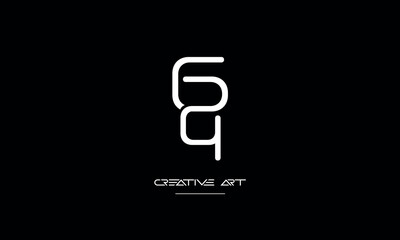 GQ, QG, G, Q abstract letters logo monogram