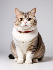 Portrait of a Curious Tabby Cat
