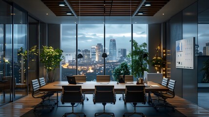 Financial Analysts Presenting Economic Forecasts to Business Team in Collaborative Office Setting