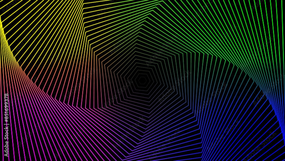Aufkleber abstract smooth swoosh line dotted noise backgroundblockchain network. wave line of flowing particle