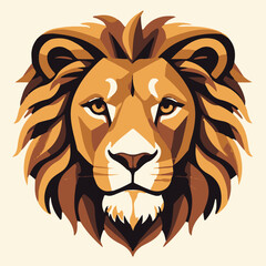 lion head vector illustration