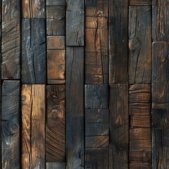Dark Wood Wall Texture Background