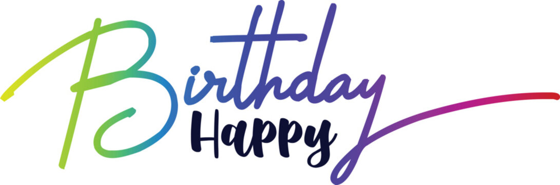 gradient color, happy birthday card with balloons,happy brithday baby