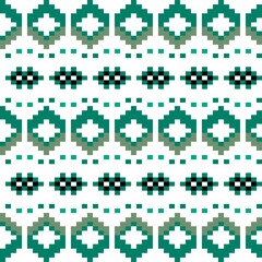 Abstract ethnic geometric pattern design for background or Wallpaper.Pixel