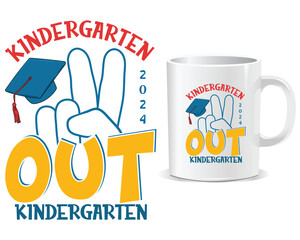 Back to school mug design vector, back to school, mug design, school vector