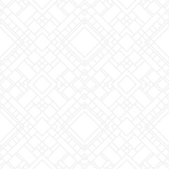 Seamless gray diamond pattern made from straight lines to create fabric and wallpaper. Geometric shapes in trendy retro style for room decoration.