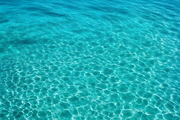 Obraz premium Beautiful turquoise blue ocean water surface