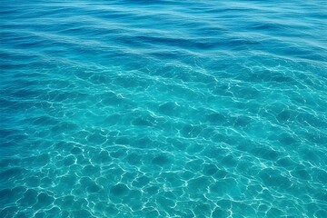 Obraz premium Beautiful turquoise blue ocean water surface