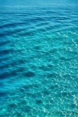 Obraz premium Beautiful turquoise blue ocean water surface