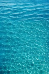 Obraz premium Beautiful turquoise blue ocean water surface