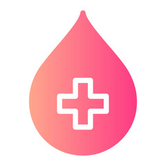 Fototapeta premium blood gradient icon