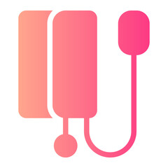 sphygmomanometer gradient icon