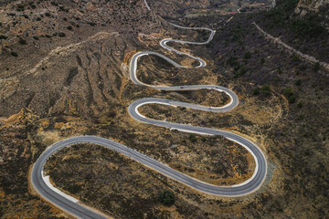 Road curves as seen from above