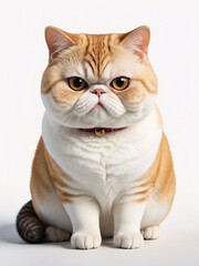 Portrait of a Grumpy-Looking Cat