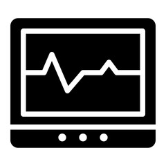 monitor glyph icon