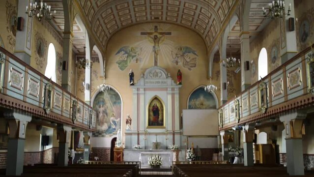 Church of Immaculate Conception in Nidzica, Poand