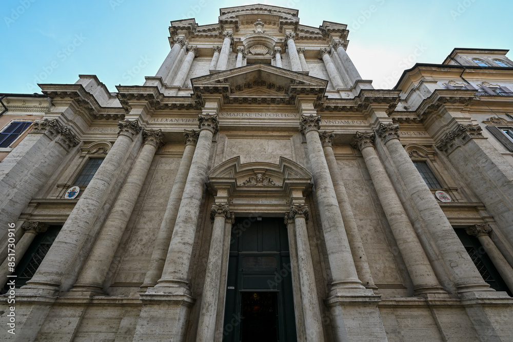 Canvas Prints santa maria in portico in campitelli in rome, italy