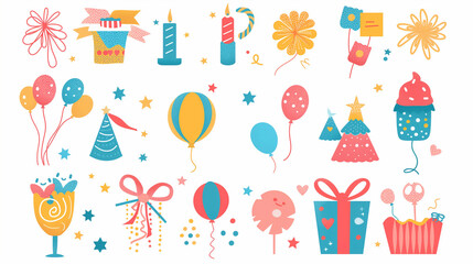 Icons Set for Celebrate good times