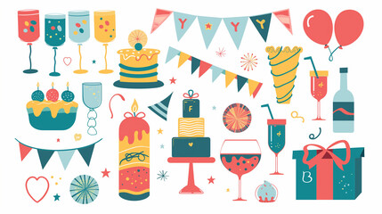 Icons Set for Celebrate good times