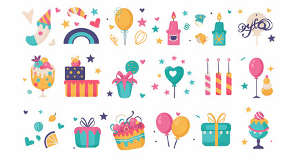 Icons Set for Celebrate good times