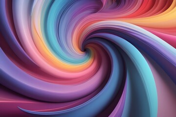 Obraz premium Abstract Swirling Colorful Shapes