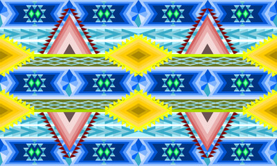 Traditional oriental ethnic pattern embroidery. Abstract vector Aztec style design for textures, fabric, clothing, wrapping, decoration, sarong.
