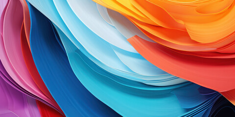 Fototapeta premium Vibrant Abstract Composition Showcasing Pantone Colors
