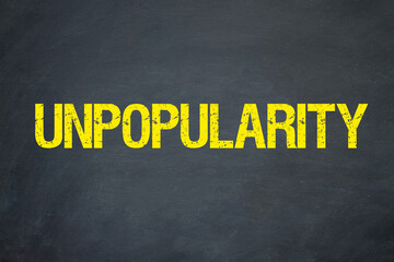 unpopularity	