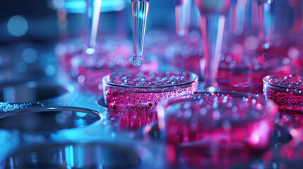 Microscopic view of chromosomes during cell division, showing genetic material