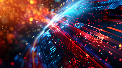 Abstract technological background