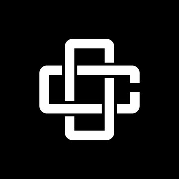CO or OC monogram logos overlapping.	